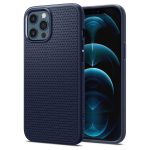 Apple iPhone 12 / iPhone 12 Pro Liquid Air Case by Spigen - ACS02250 - Navy Blue