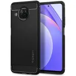Mi 10T Lite Rugged Armor Case by Spigen Matte Black ACS02281