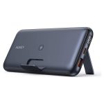 Wireless Portable Charger 20000mAh, AUKEY USB C Power Bank PD 3.0 with Foldable Stand, Quick Charge 3.0 Cell Phone External Battery Pack - PB-WL03S - Gray