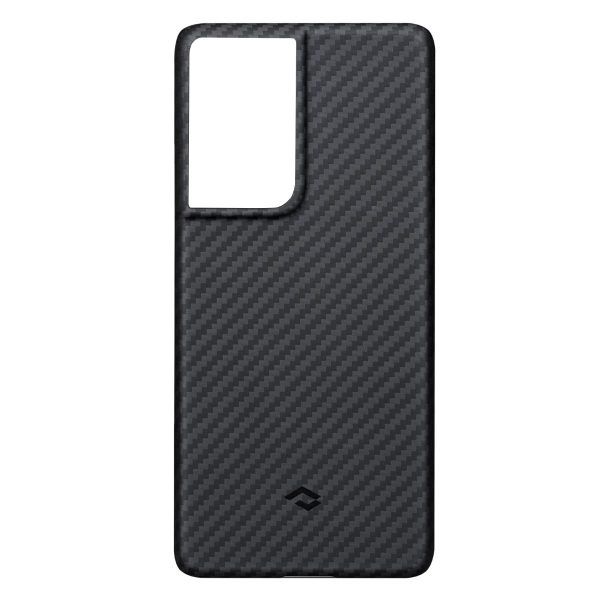 Galaxy S21 Ultra Aramid MagEZ Case by PITAKA - Black / Grey Twill - Image 2