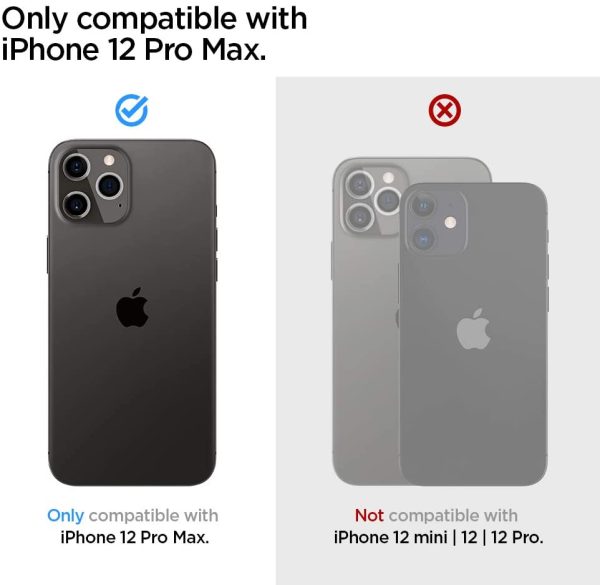 Apple iPhone 12 Pro Max Nitro Force Case - Matte Black - ACS02636 - Image 4