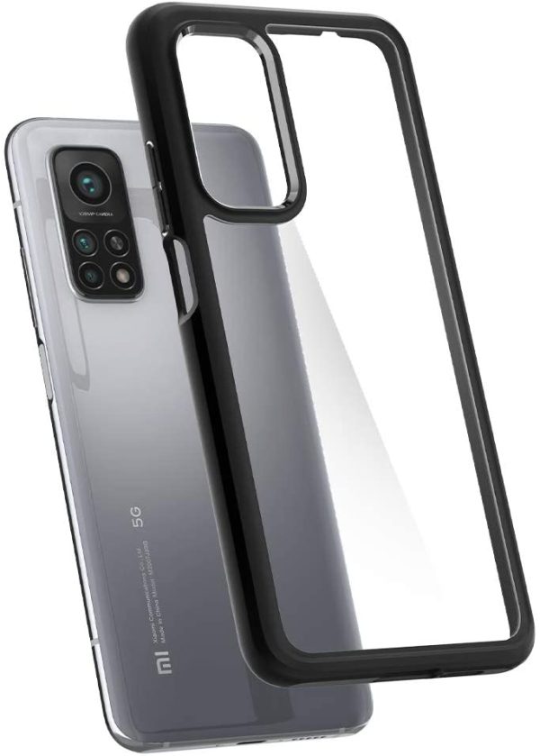 51YjhE8KX-L._AC_SL1000_ Mi 10T Ultra Hybrid PC + TPU Case by Spigen Matte Black ACS02163 also for Mi 10T Pro - Image 2