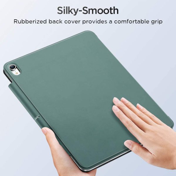 iPad Air 5 2022 /iPad Air 4 2020 Rebound Magnetic Smart Case Convenient Magnetic Attachment Supports Pencil Pairing & Charging - Cactus Green - Image 4