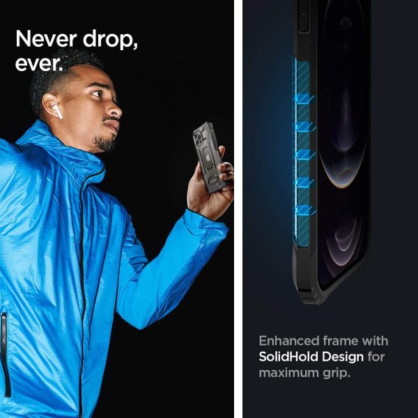 Apple iPhone 12 Pro Max Nitro Force Case - Matte Black - ACS02636 - Image 3