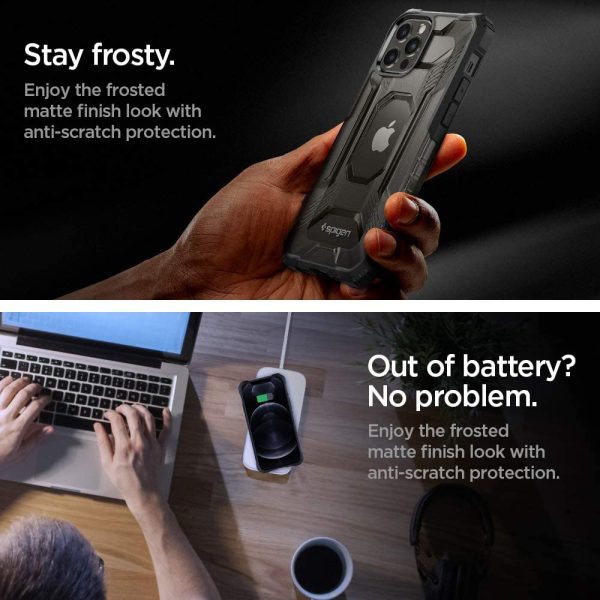 Apple iPhone 12 Pro Max Nitro Force Case - Matte Black - ACS02636 - Image 7