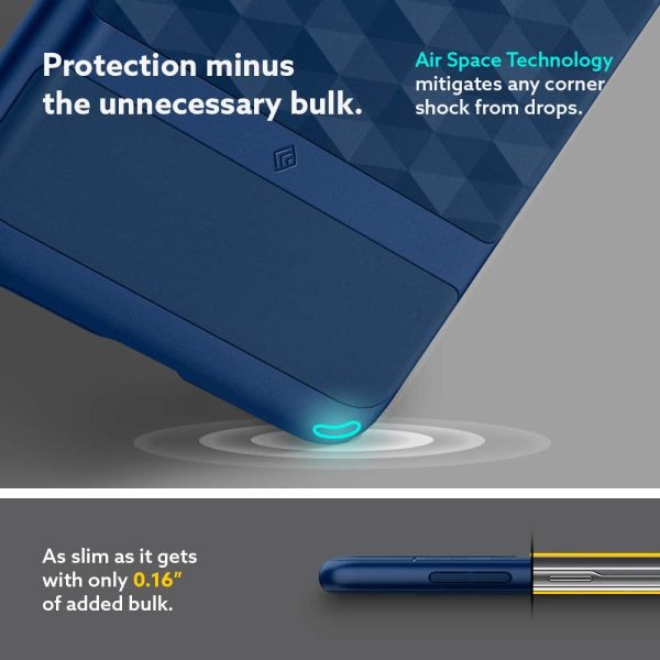 Galaxy A52s 5G / A52 Parallax Rugged Slim Case by Caseology - Deep Blue ACS02491 - Image 4