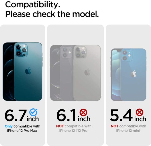 Apple iPhone 12 Pro Max Thin Fit Case by Spigen - ACS02480 - Deep Blue - Image 5