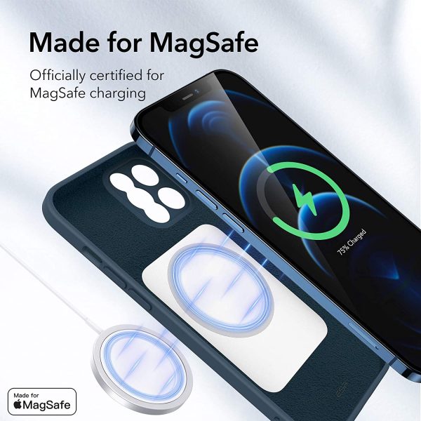 Apple iPhone 12 Pro Max MagSafe Cloud Super Soft Case by ESR - Race Car Red - Image 4