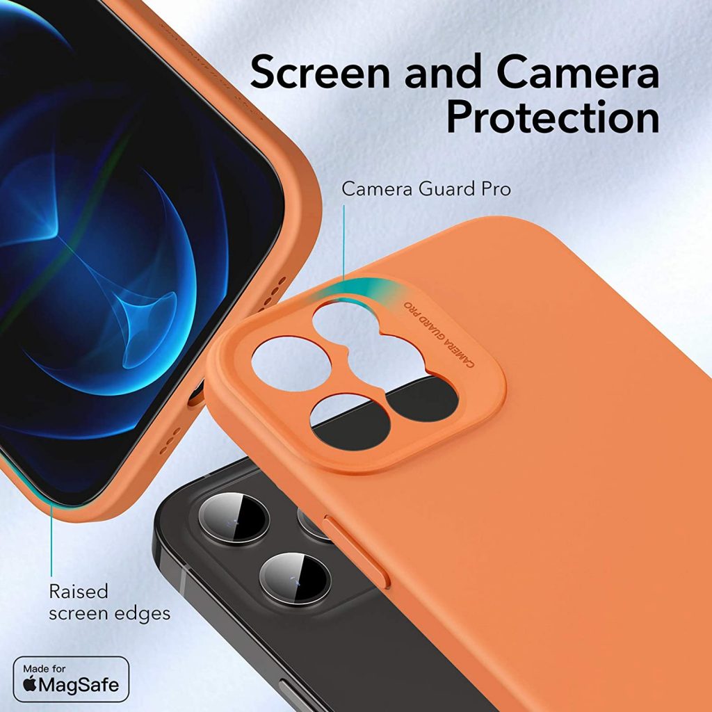 Apple iPhone 12 Pro Max MagSafe Cloud Super Soft Case Coral Orange