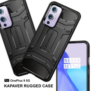 OnePlus 9 Rugged Case by KAPAVER - Black - Image 3