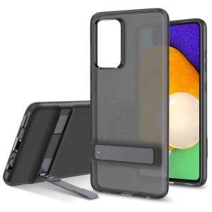 Galaxy A52s 5G / A52 Air Shield Boost Back Case with Kickstand – Clear Black