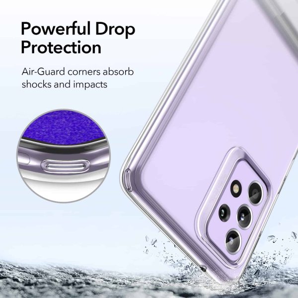 Galaxy A52s 5G / A52 Air Shield Boost Back Case with Kickstand – Crystal Clear - Image 5