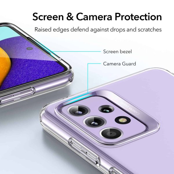 Galaxy A52s 5G / A52 Air Shield Boost Back Case with Kickstand – Crystal Clear - Image 6