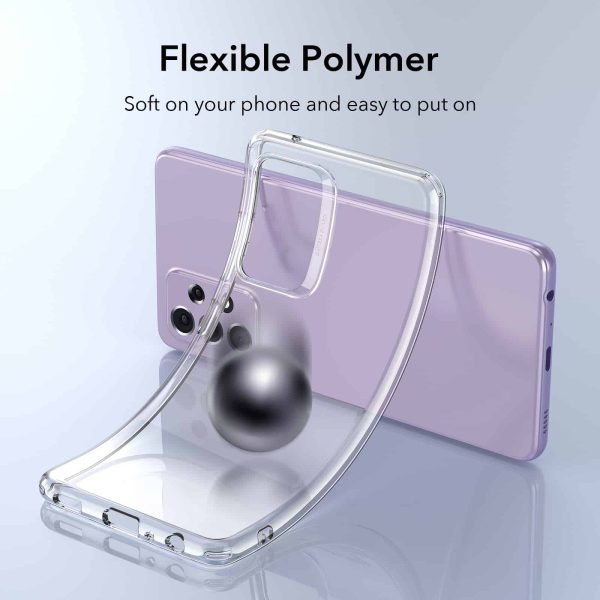 Galaxy A52s 5G / A52 Project Zero Silicon TPU Flexible Soft – Crystal Clear - Image 7