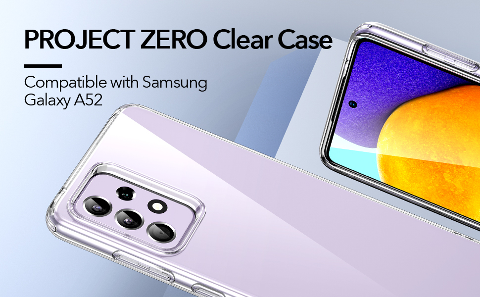Galaxy A52A52 5G Project Zero Slim Clear Case 2 1