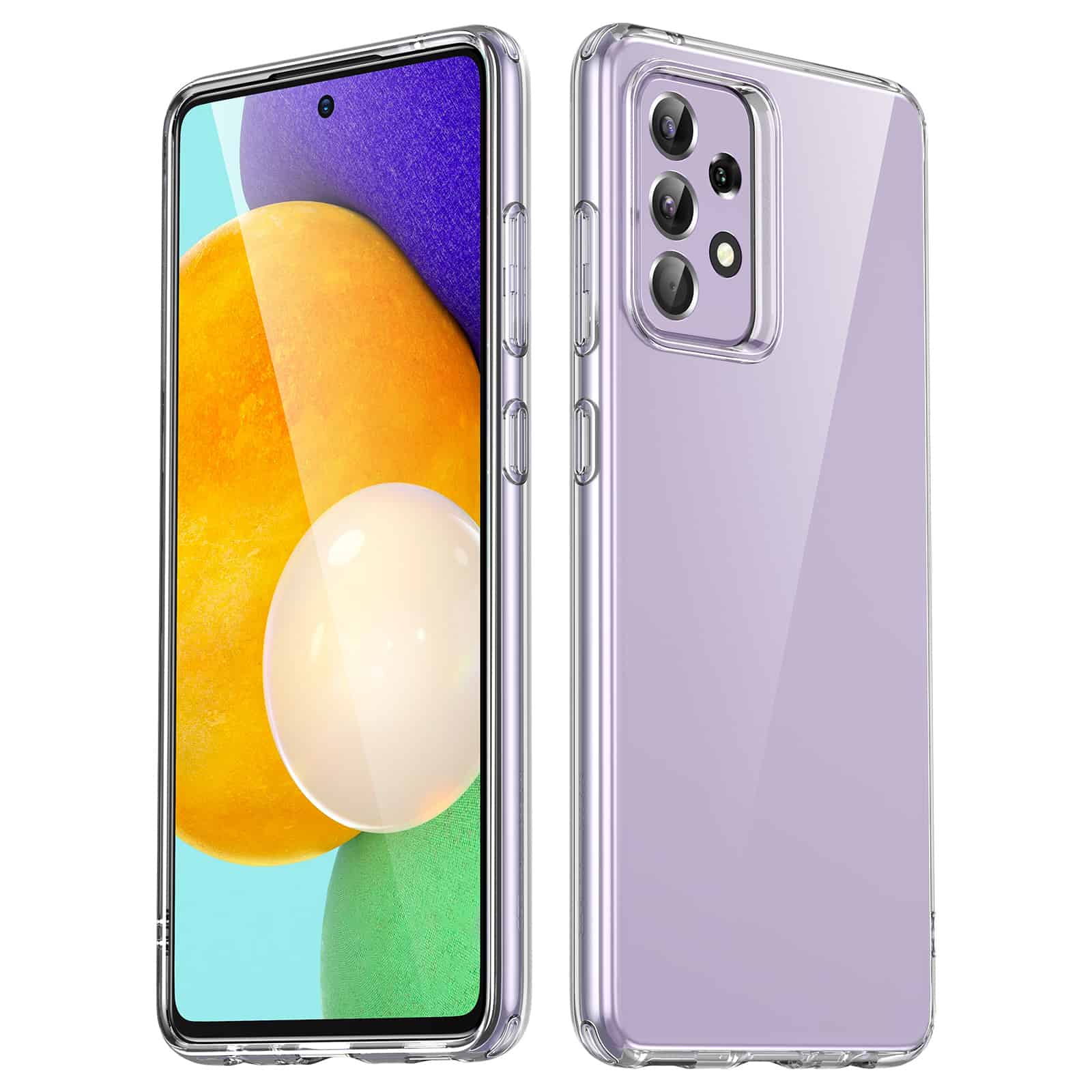 Galaxy-A52A52-5G-Project-Zero-Slim-Clear-Case-4 Galaxy A52s 5G / A52 Project Zero Silicon TPU Flexible Soft – Crystal Clear - Image 1