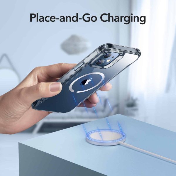 Apple iPhone 12 Pro Max Sidekick Hybrid Case with Halolock Magsafe Compatible by ESR - Clear - Image 3