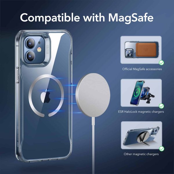 Apple iPhone 12 Pro Max Sidekick Hybrid Case with Halolock Magsafe Compatible by ESR - Clear - Image 4