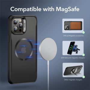 Apple iPhone 12 Pro Max Sidekick Hybrid Case with Halolock Magsafe Compatible by ESR - Matte Black - Image 4
