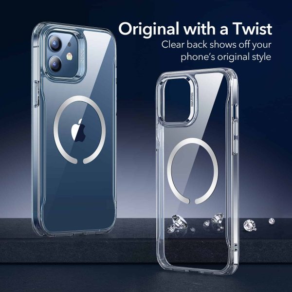 Apple iPhone 12 Pro Max Sidekick Hybrid Case with Halolock Magsafe Compatible by ESR - Clear - Image 7