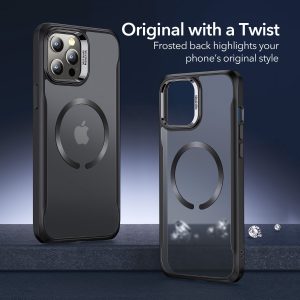 Apple iPhone 12 Pro Max Sidekick Hybrid Case with Halolock Magsafe Compatible by ESR - Matte Black - Image 7