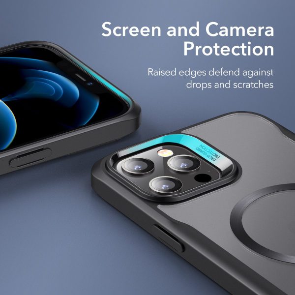 Apple iPhone 12 Pro Max Sidekick Hybrid Case with Halolock Magsafe Compatible by ESR - Matte Black - Image 8