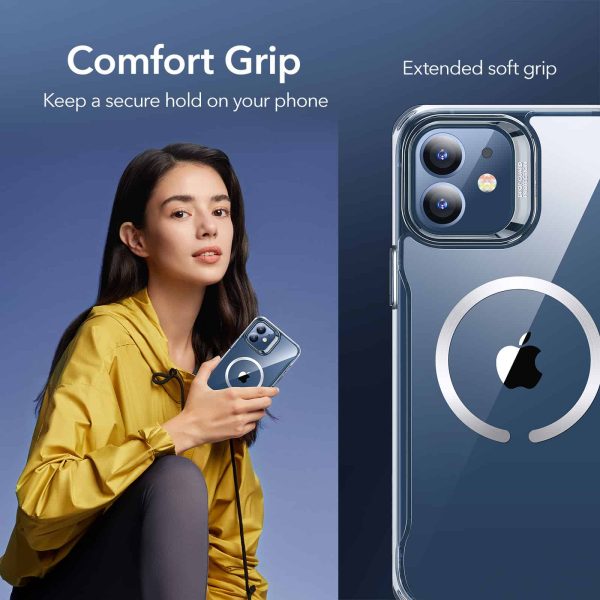 Apple iPhone 12 Pro Max Sidekick Hybrid Case with Halolock Magsafe Compatible by ESR - Clear - Image 9