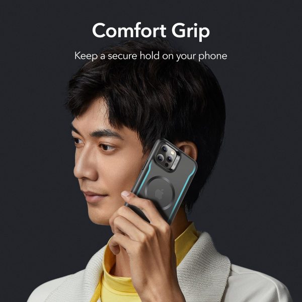 Apple iPhone 12 Pro Max Sidekick Hybrid Case with Halolock Magsafe Compatible by ESR - Matte Black - Image 9