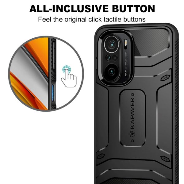 POCO F3 Rugged Case by KAPAVER - Black - Image 5