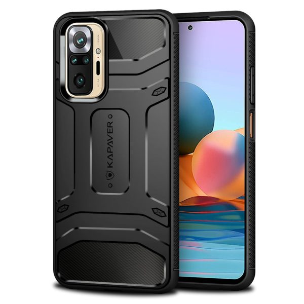 Redmi Note 10 Pro_011 Redmi Note 10 Pro Rugged Case by KAPAVER - Black - Image 1