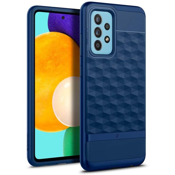 galaxy-a52-caseology-parallax-deep-blue Galaxy A52s 5G / A52 Parallax Rugged Slim Case by Caseology - Deep Blue ACS02491 - Image 1
