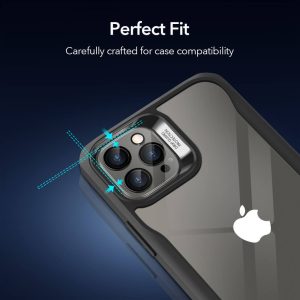 Apple iPhone 12 Pro Max Camera Lens HD Protector 2 PACK by ESR - Clear - Image 5