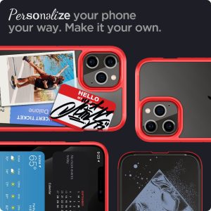 Apple iPhone 12 Pro Max Ultra Hybrid TPU + PC Case by Spigen - ACS01620 - Red - Image 5