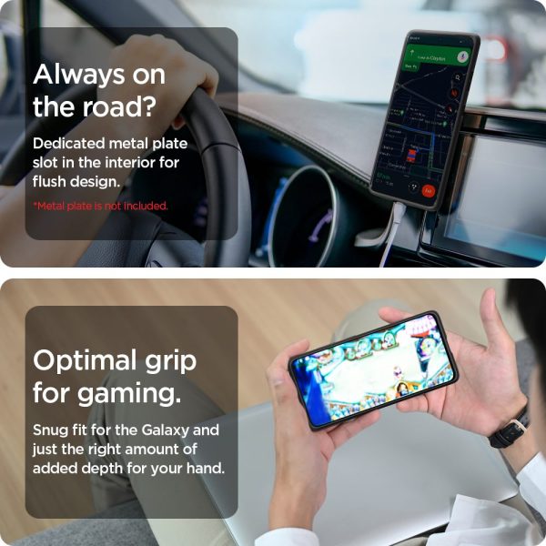 Galaxy S21 Ultra Thin Fit Case by Spigen - ACS02346 - Matte Black - Image 3