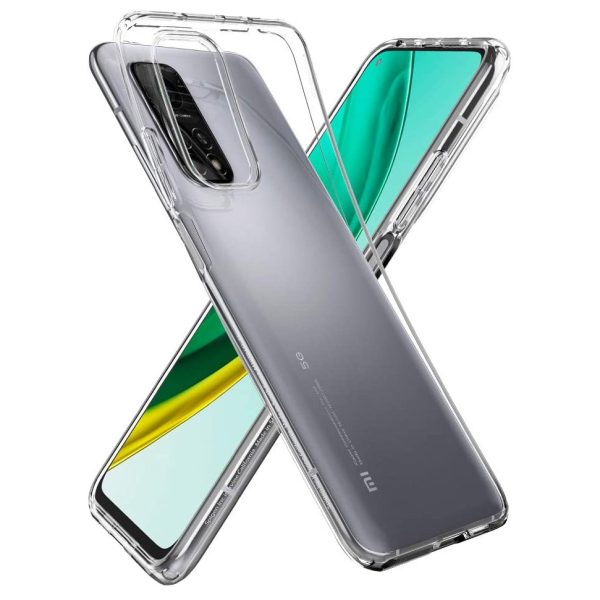 mi-10t-liquid-crystal-spigen-tpu-case Mi 10T Liquid Crystal Super Transparent Case by Spigen Clear ACS02162 also for Mi 10T Pro - Image 1