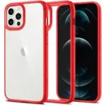 Apple iPhone 12 Pro Max Ultra Hybrid TPU + PC Case by Spigen - ACS01620 - Red