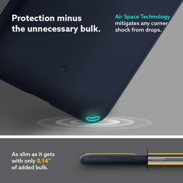 Galaxy A52s 5G / A52 NanoPop Dual tone Liquid Silicone Case by Caseology - Blueberry Navy - ACS02772 - Image 5