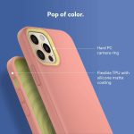 iPhone 12 / 12 Pro NanoPop Dual tone Liquid Silicone Case by Caseology - Peach Pink - ACS01722 - Image 6