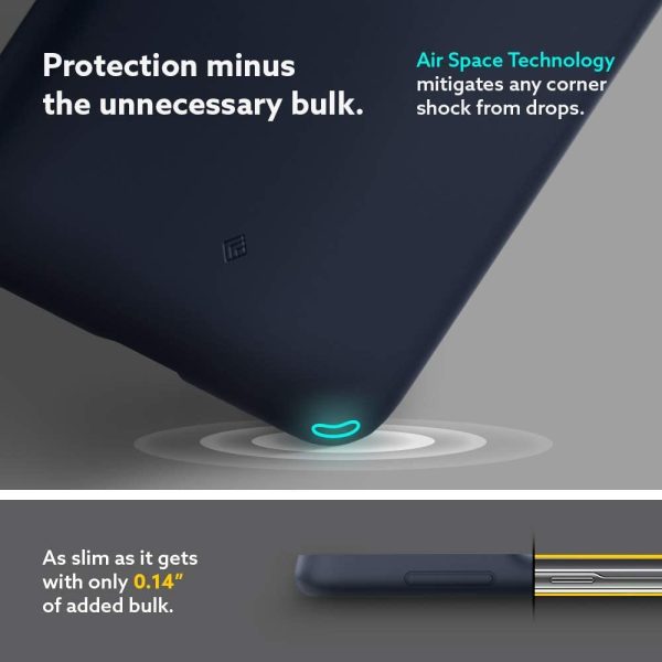 Galaxy S21 Plus NanoPop Dual tone Liquid Silicone Case by Caseology - Blueberry Navy - ACS02401 - Image 7