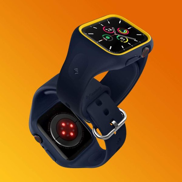 Apple Watch Band & Case for 45mm / 44mm NanoPop by Caseology for Models 7/6/SE/5/4 - Blueberry Navy - ACS02083 - Image 4