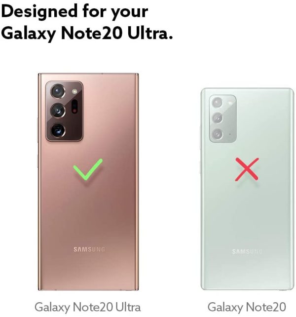 Galaxy Note 20 Ultra Parallax Rugged Slim Case by Caseology - Matte Black ACS01407 - Image 4