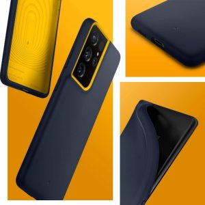 Galaxy S21 Ultra NanoPop Dual tone Liquid Silicone Case by Caseology - Blueberry Navy - ACS02518 - Image 6