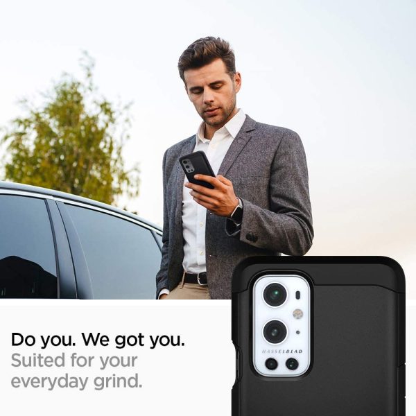 OnePlus 9 Pro Case Tough Armor Black by Spigen ACS02683 - Image 2