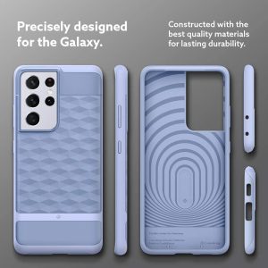 Galaxy S21 Ultra Parallax Rugged Slim Case by Caseology - Purple ish ACS02368 - Image 4