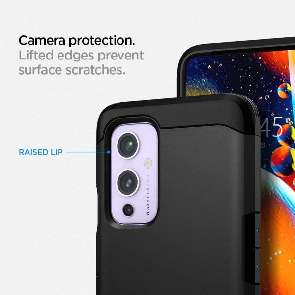 OnePlus 9 Case Tough Armor Black by Spigen ACS02686 - Image 3