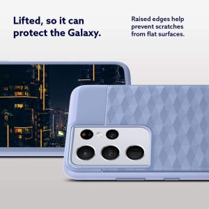 Galaxy S21 Ultra Parallax Rugged Slim Case by Caseology - Purple ish ACS02368 - Image 5