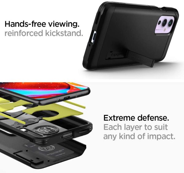 OnePlus 9 Case Tough Armor Black by Spigen ACS02686 - Image 4