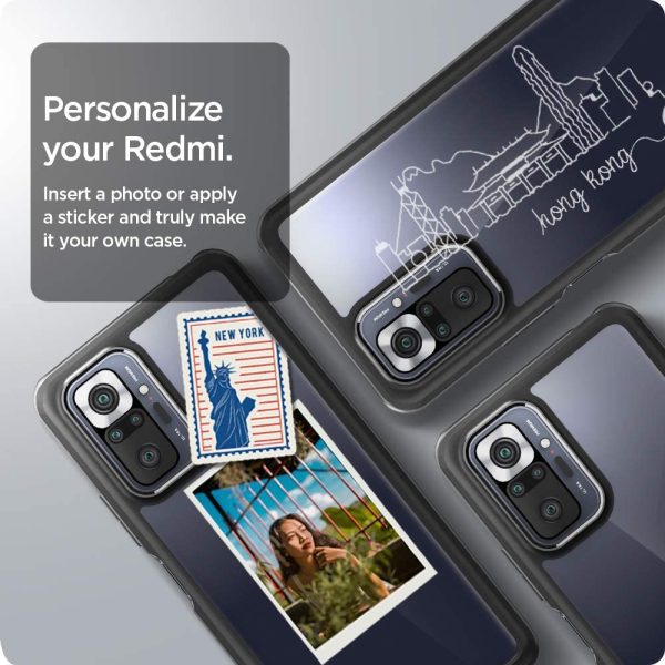 Redmi Note 10 Pro Ultra Hybrid Case by Spigen Matte Black ACS02845 - Image 3