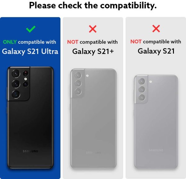 Galaxy S21 Ultra NanoPop Dual tone Liquid Silicone Case by Caseology - Prune Charcoal - ACS02517 - Image 8