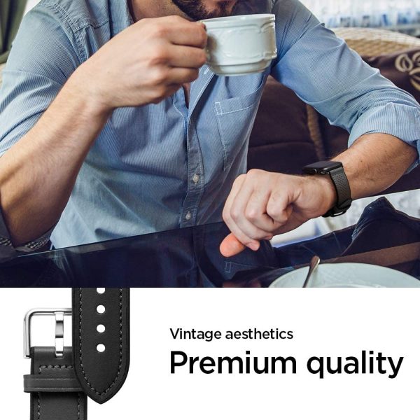 Apple Watch Band for 45mm / 44mm / 42mm Retro Fit by Spigen for Models 7/6/SE/5/4/3/2/1 - Black - 062MP25079 - Image 3